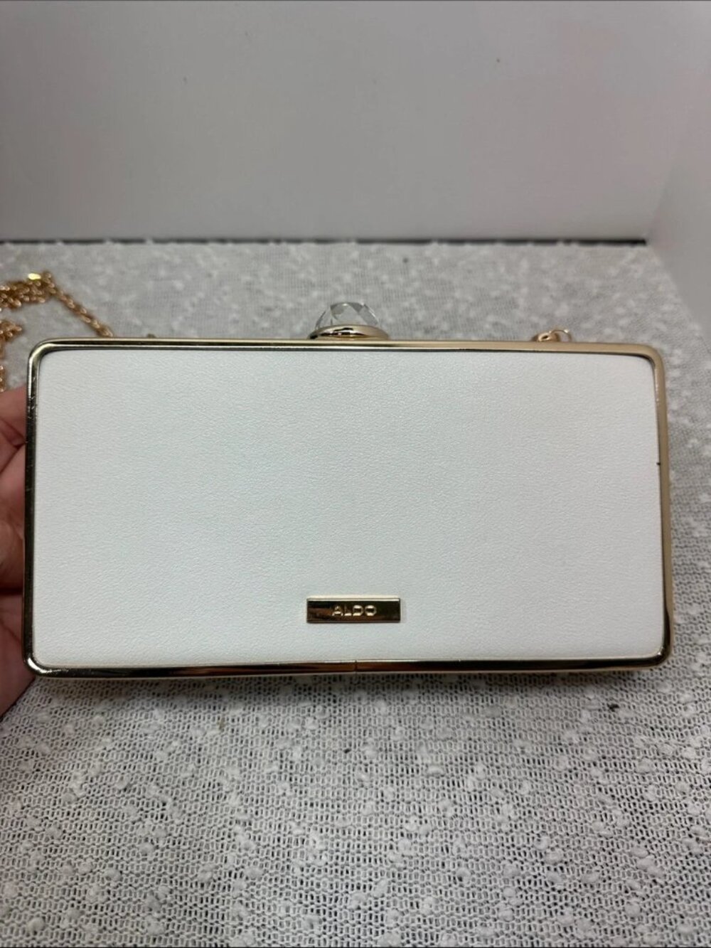 ALDO Las Vegas Miss 2 Mrs Wedding Bridal Clutch Purse Handbag - Picture 5 of 13